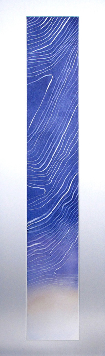 Scope 3 (2011) Oil on aluminum, 20 x 6